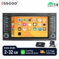 DAB+ Für VW Touareg T5 Transporter KAM Android 14 Carplay Autoradio GPS Navi SWC