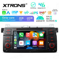 7" FÜR BMW E46 M3 Rover 75 Autoradio Android 13 8-Kern 4G+64GB WiFi DVD GPS NAVI