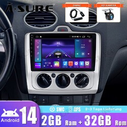 DAB Für Ford Focus MK2 MK II 2004-2011 Android 14 Autoradio GPS Nav WIFI CarPlay