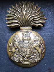 Royal Scots Fusiliers British Army Cap Badge WW1