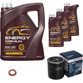 BOSCH Ölfilter 8 L MANNOL Energy Premium 5W-30 für Nissan Almera I Hatchback
