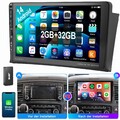 Carplay Android 14 Autoradio 2+32G GPS Navi DAB+ Für VW T5 Multivan 2010-2015 FM
