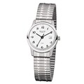 Regent F-885 Damen-Armbanduhr Analog Quarz mit Zugband Datum Ø 27 mm