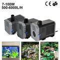 Aquarium Tauchpumpen ECO Teichpumpe Förderpumpe Bachlaufpumpe Wasserpumpe 7-100W