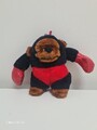 Vintage PMS schwarz und braun Boxen Gorilla rote Shorts und Handschuhe
