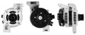 DRI Lichtmaschine Generator Lima 5190291202 +97.29€ Pfand für V50 VOLVO FOCUS 2