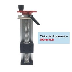 Linearführung manueller Tisch Stellantrieb 60kg Last 1605 Kugelumlaufspindel 