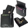Branco Leder Kellnerset Kellnergeldbörse Kellnerholster Kellner Tasche schwarz