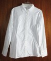 Opus "Folga" Damen Bluse / klassische Langarmbluse  in weiß  Gr. 38/40