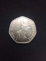  - Beatrix Potter THE TALE OF PETER RABBIT - 50p Münze - 2017 - selten -