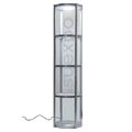 Vitrine "To Go" faltbar - rund+quadrat - 200/250cm - mit LED Licht - in Trolly
