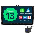 9"Android 13 Autoradio GPS NAVI CarPlay Radio für VW Golf 5 6 PLUS Tiguan EOS T5