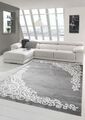 Moderner Designer Teppich Orientteppich mit Glitzergarn Wohnzimmerteppich