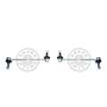 OPTIMAL 2x Koppelstange Stange Strebe Stabilisator für Hyundai Getz TB 1.1 1.4i