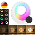 LED Nachttischlampe Touch Dimmbar RGB Atmosphäre Tischlampe USB AKKU Nachtlicht