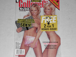 US Playboy COLLEGE GIRLS NUDE 2005 USA sexy busen erotik vixens Magazin natural 