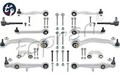 TOPRAN Querlenkersatz mit Anbaumaterial Vorne (114 519) für A6 C5 AUDI
