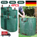 4x 500 Liter Gartensack Set Laubsack Rasensack Gartenabfallsack Gartentasche XXL