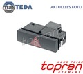 116 242 WARNBLINKSCHALTER TOPRAN FÜR AUDI A6,C6 3L,3.2L,2.4L,2L,2.7L,2.8L