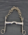 Kieffer Kandare Stange + Zungenfreiheit, + Kinnkette, Edelstahl Gr.: 12,5 cm neu