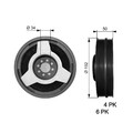 Riemenscheibe Kurbelwelle DriveAlign™ GATES TVD1030 für PASSAT C5 VW A6 4B2 3B3