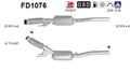 AS FD1076 Dieselpartikelfilter Rußpartikelfilter DPF Euro 5 Abgasanlage Diesel