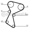 CONTINENTAL CTAM CT604 Zahnriemen für RENAULT VOLVO