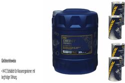 20L Motoröl MANNOL Energy Premium 5W-30 4x MANNOL Leak-Stop ADDITIV