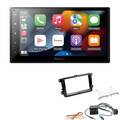 Pioneer Autoradio WiFi Apple CarPlay Android Auto für Skoda Roomster piano black