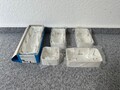 5 x Busch-Jaeger 1701,1702,1703-214 Aufputz-Gehäuse 1-3-fach Reflex SI alpinweiß