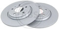2x Bremsscheibe voll 18562 A.B.S. für AUDI A4 B9 A4 B9 Avant A4 Allroad B9 A5 Q5