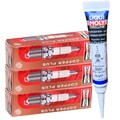 3x CHAMPION Zündkerzen + LIQUI MOLY Fett für 159 4C SPIDER BRERA GIULIETTA