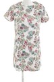 ATMOSPHERE Kurzarmkleid Damen Gr. DE 36 wollweiß-grün-pink Casual-Look