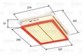 VALEO Luftfilter 585175 Filtereinsatz für OPEL MERIVA COMBO CORSA TIGRA X03 Tour