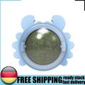 Rotatable Cat Treat Toys with Catnip Snack Licking Ball Kitten Molar (Blue)
