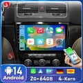 2+64GB DAB+ Carplay Für Skoda Yeti 2008-2013 Android 14 Autoradio GPS SWC WIFI