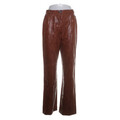 B&B, Palazzohose, Größe: 38, Braun, Schlangenhaut, Lederimitat, Damen #rYb
