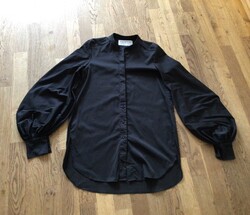 EVA MANN - Designer Bluse Gr 38 mit Ballonarm sosue