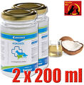 Canina Pharma 2x200= 400 ml Kokosöl kaltgepresst für Hund und Katze Stoffwechsel