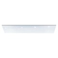 LED Panel Deckenlampe für Büro und Küche Kristall Deckenleuchte Weiß 100x24 cm