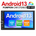 Pumpkin Android 13 Autoradio GPS Navi Carplay Bluetooth Doppel DIN DAB 4GB 64GB