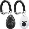 Diyife Hunde Clicker, Trainings-Clicker Mit Handschlaufe, Klicker Mit Großem Kno