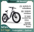 eBike 26 Zoll E-Mountainbike 1000W 48V Elektrofahrrad Pedelec E-Fahrrad Fatbike