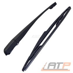 WISCHERARM + SCHEIBENWISCHER SET SATZ HINTEN FÜR CITROEN SAXO BJ 96-04# FÜR ALLE MOTOREN PASSEND // + ABDECKKAPPE WISCHER #