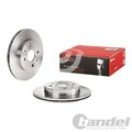2X BREMBO BREMSSCHEIBEN 246mm INNENBELÜFTET VORNE PASSEND FÜR DAIHATSU COPEN