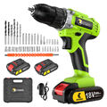 CONENTOOL 21V Akkuschrauber Kabellos 40N.m Bohrschrauber 36pcs 2*2.0Ah Koffer DE