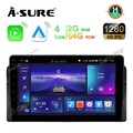 2+64GB Android 14 Autoradio Apple Carplay DSP BT 5.0 FM GPS Navi Für BMW 3er E46