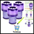 Hepa Filter für Dyson V12 Detect Slim Absolute Extra Waschbar 3 Stück V12 Fil...