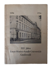 500 Jahre Ernst Moritz Arndt Universität Greifswald  1956  DDR