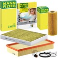 MANN FILTER INSPEKTIONSPAKET passend für AUDI Q7 4L 3.0 TFSI 272+333 PS